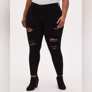 Torrid Sky High Skinny Premium Stretch High-Rise Jean Tall